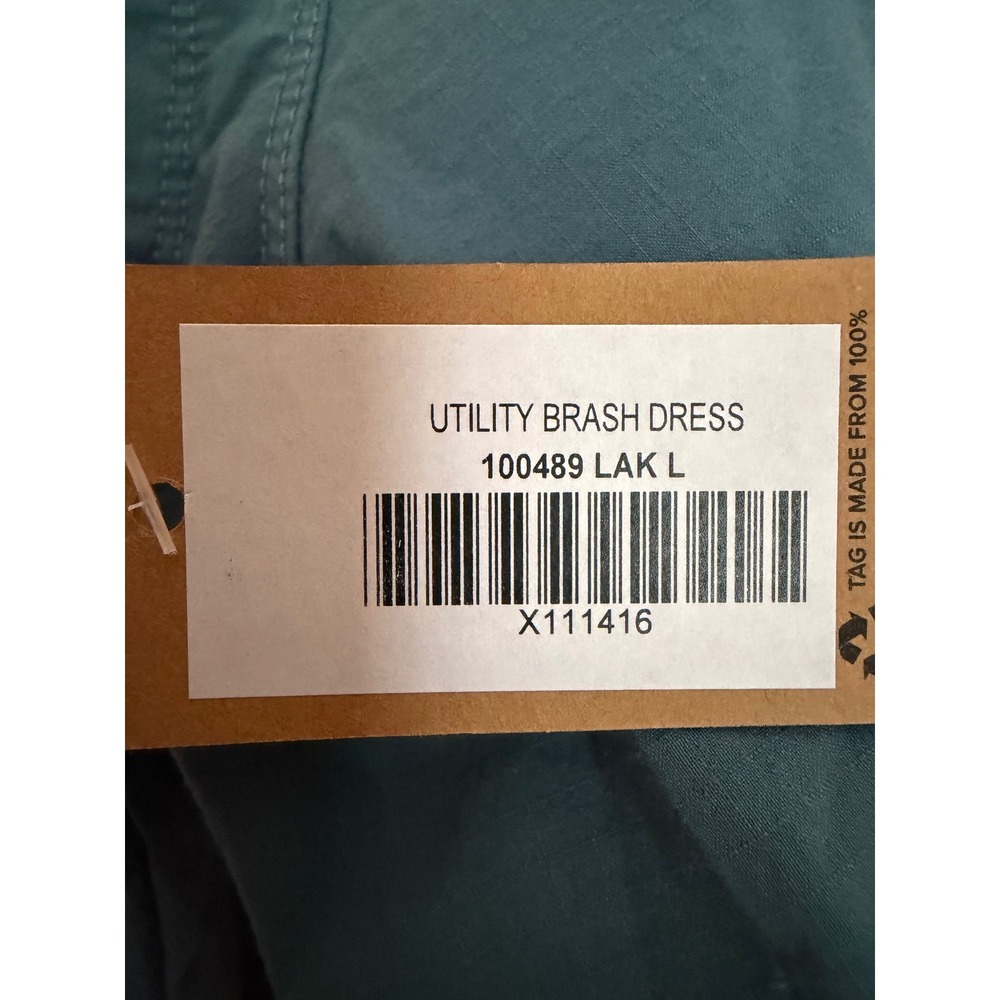 Title Nine Dress Utility Brash Teal Travel Athleisure Versatile Size Large NWT - Picture 9 of 9
